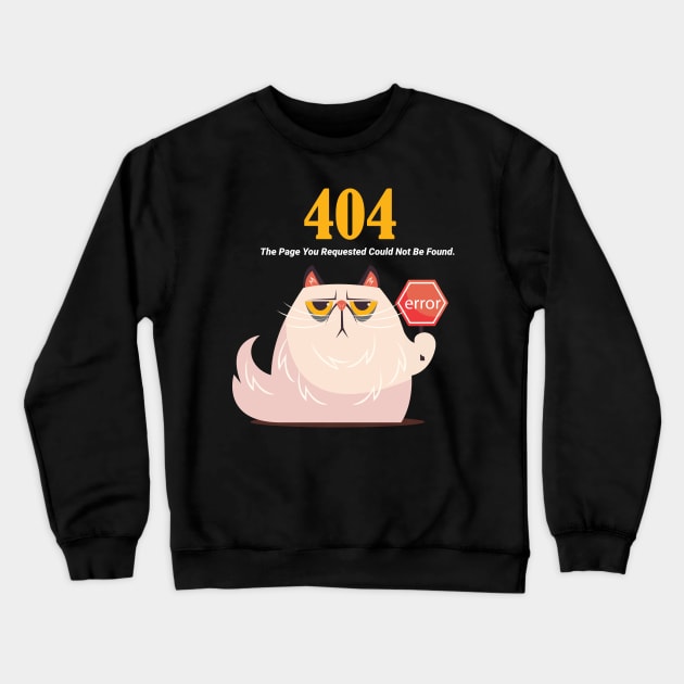 error 404 Crewneck Sweatshirt by hossamimam